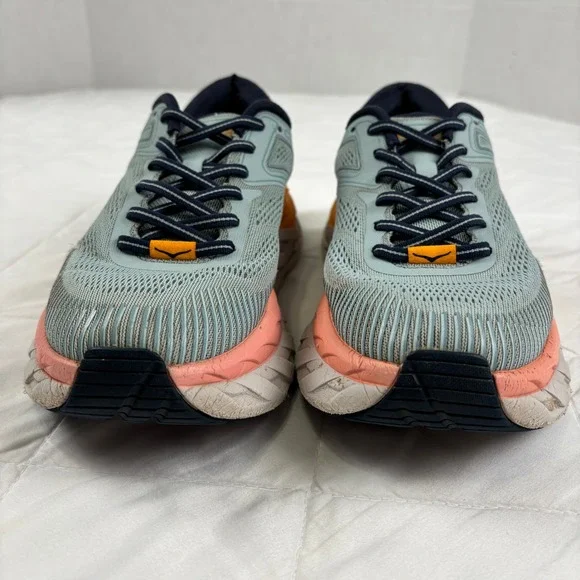 HOKA One One Bondi 7 Blue Haze Women's 8 Running Shoes Cushioned - Wear Noted - Picture 3 of 16